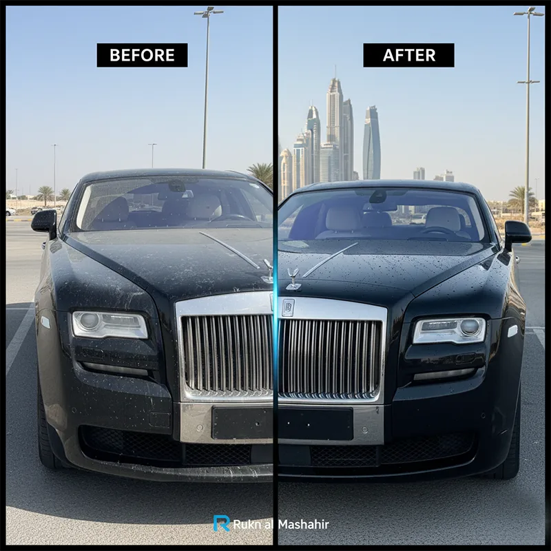 nano ceramic coating before after